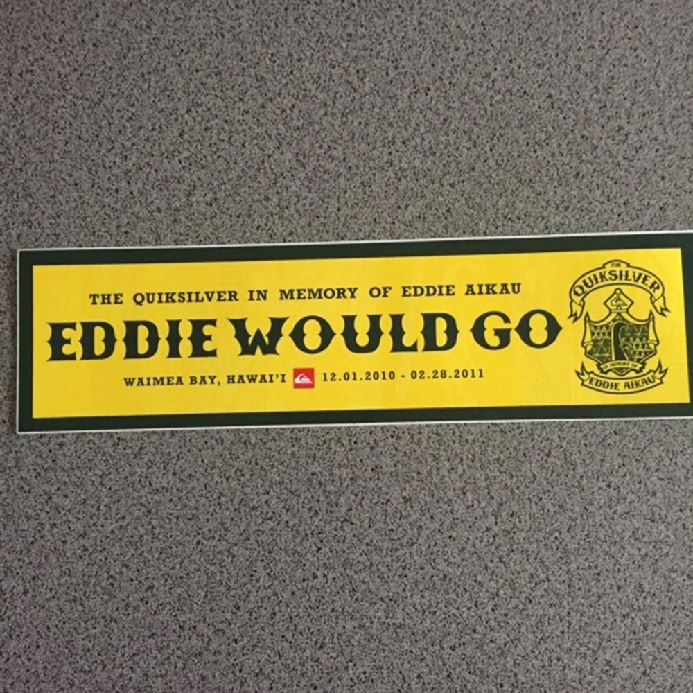 Quiksilver Eddie Aikau Bumper Sticker
